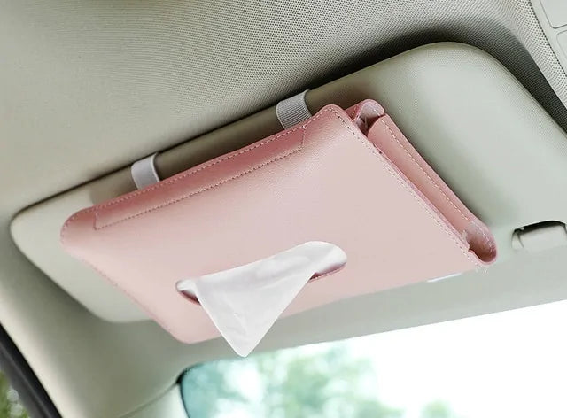 Car Sun Visor Tissue Box Holder